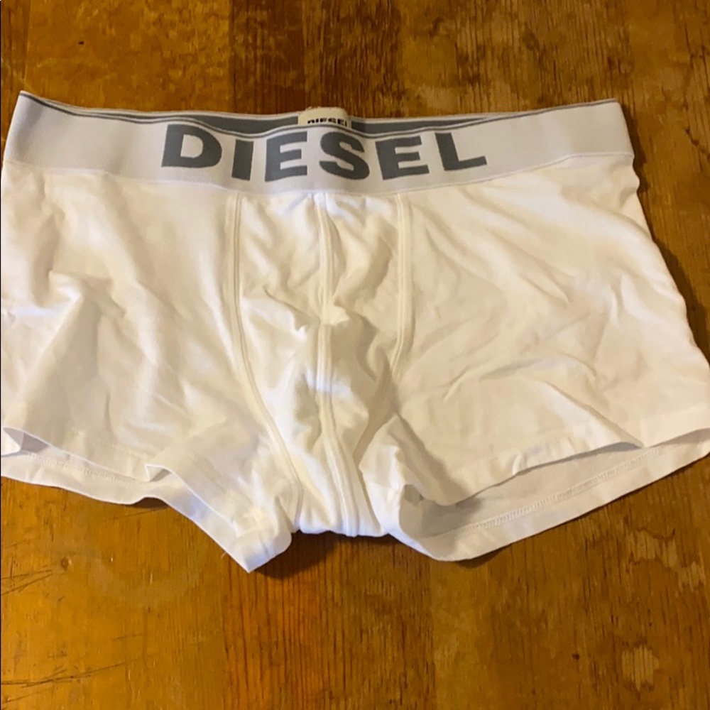 Diesel White Trunk Underwear